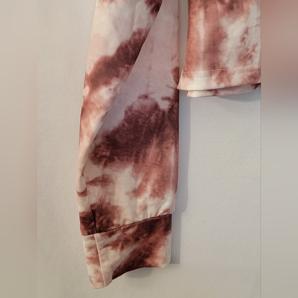 USA Tie Dye Cropped Sweatshirt Size M - Picture 3 of 8